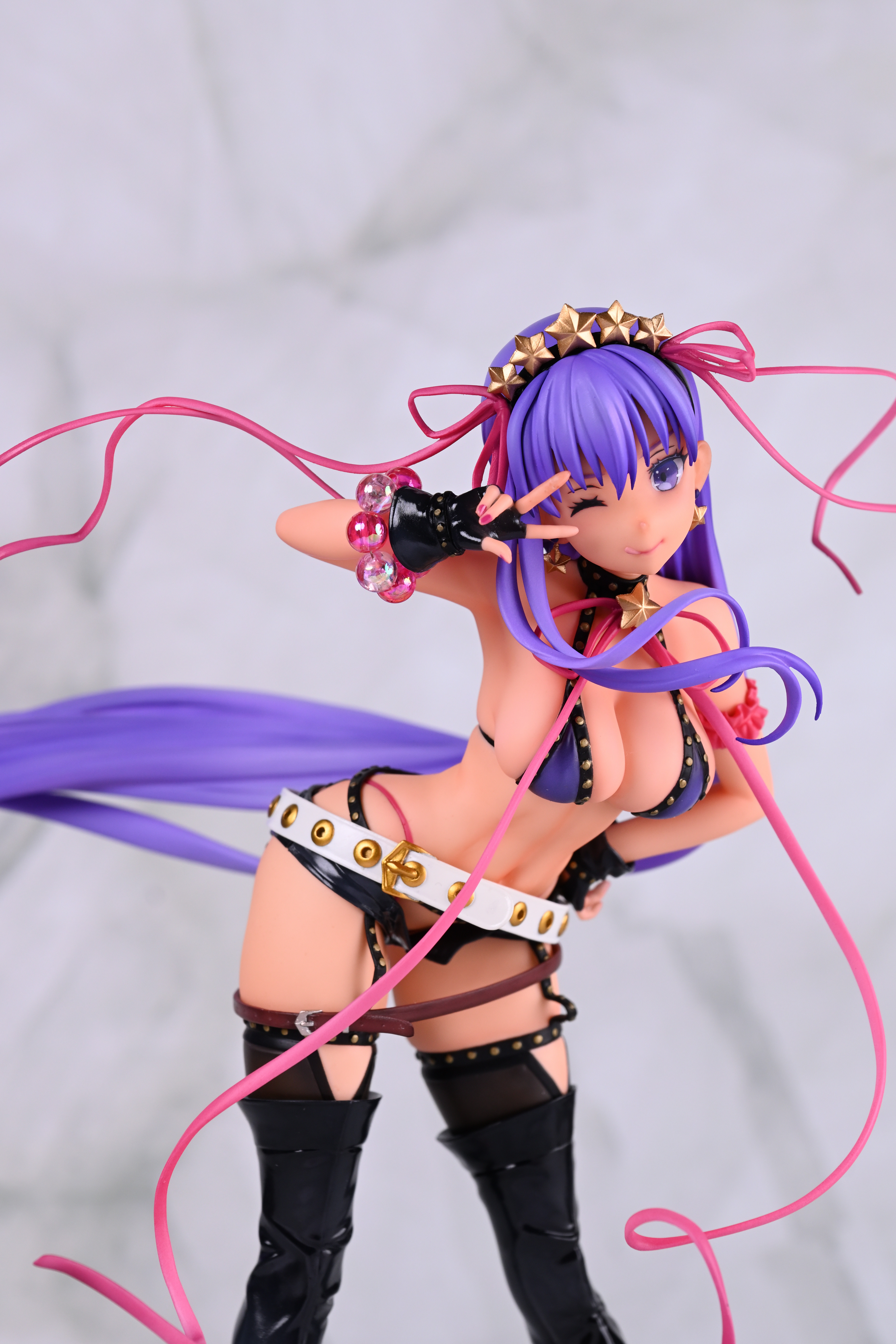 水着BB ガレージキット完成写真・アイペイント例
